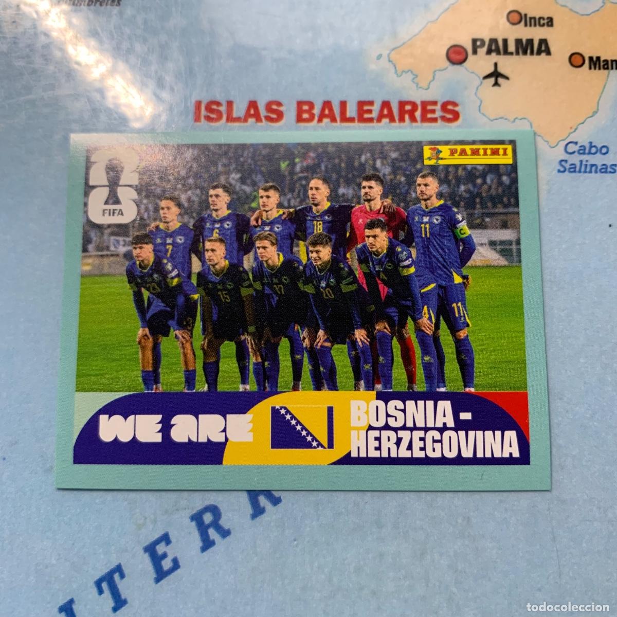 Cromos de f&uacute;tbol: Bosnia numero 13 cromo panini Mundial Fifa World Cup 2026