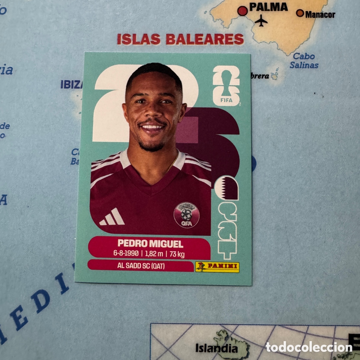 Cromos de f&uacute;tbol: Qatar numero 7 cromo panini Mundial Fifa World Cup 2026