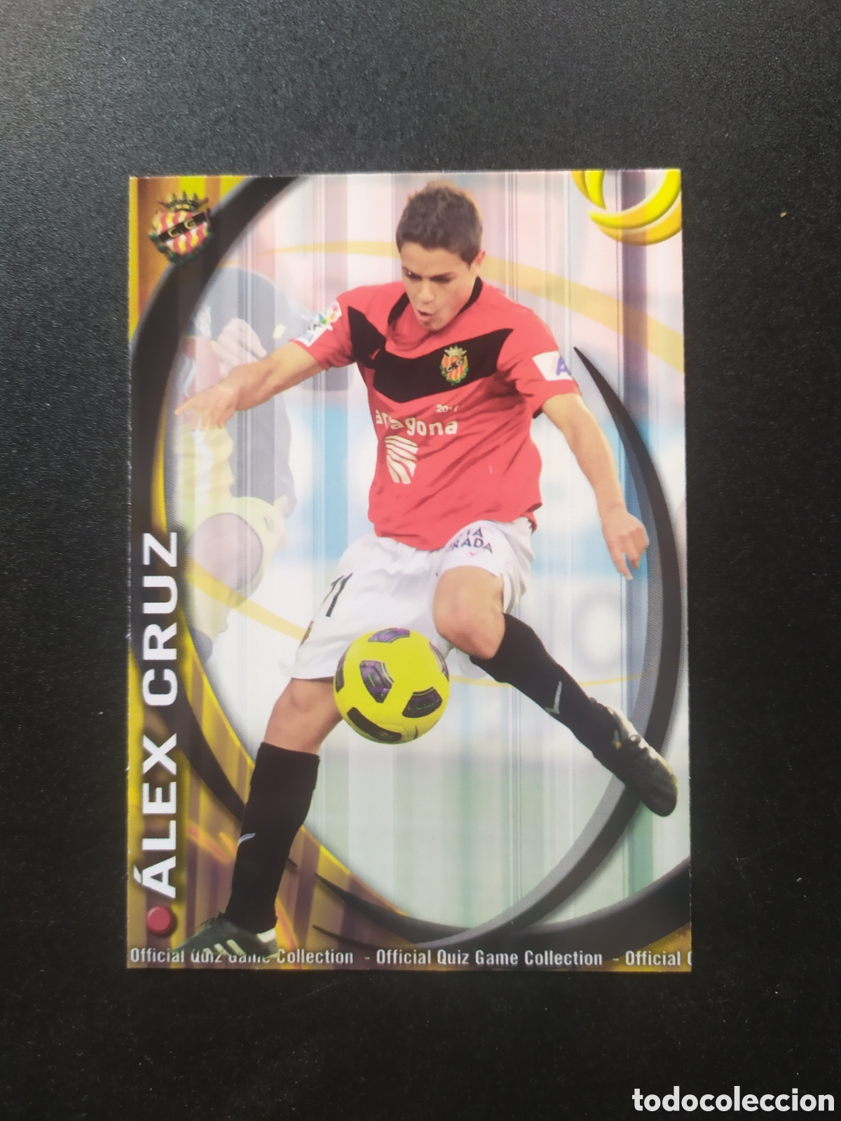 Cromos de f&uacute;tbol: Mundicromo fichas Liga 2010 2011 10 11 Alex Cruz n&deg; 1079 Gimnastic