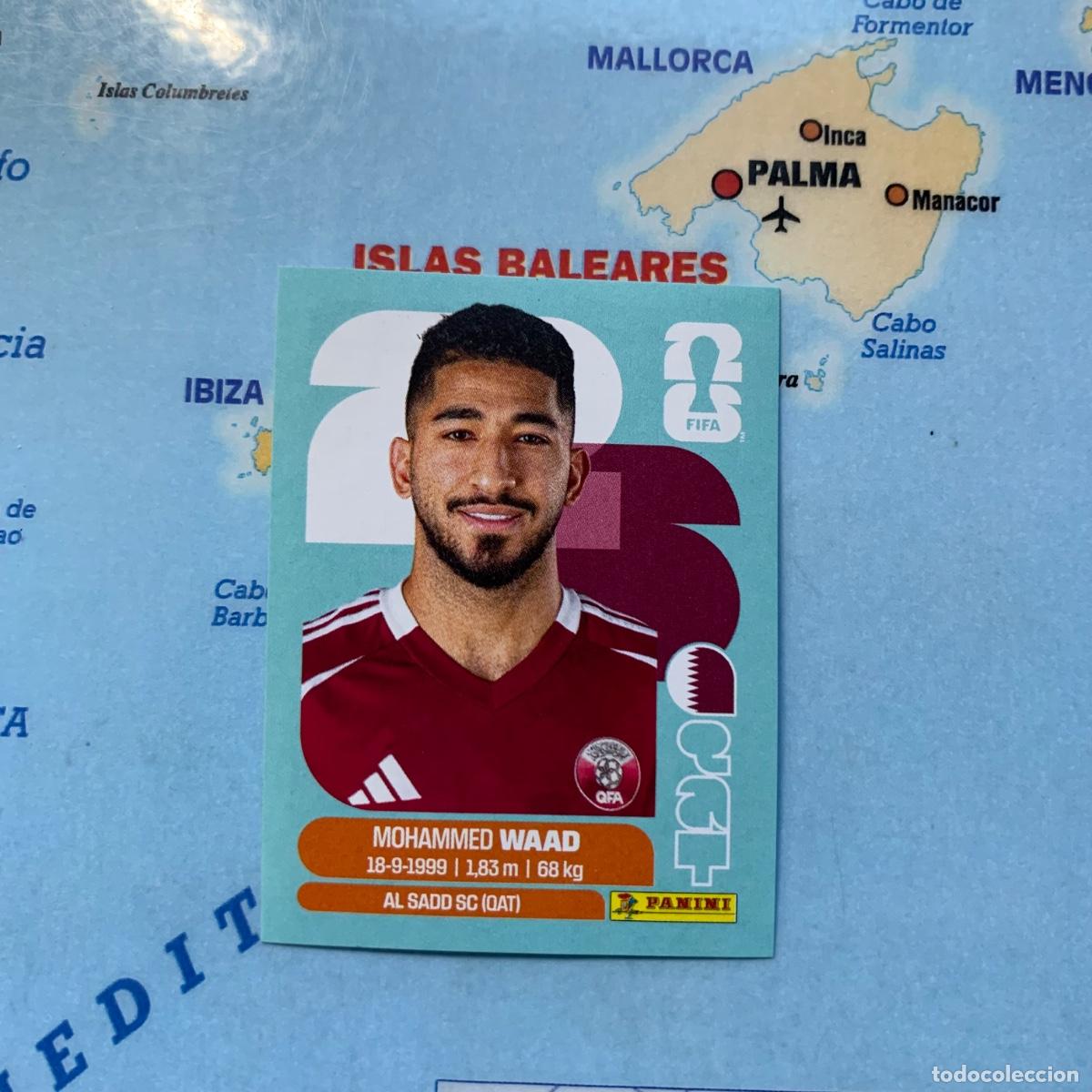 Cromos de f&uacute;tbol: Qatar numero 14 cromo panini Mundial Fifa World Cup 2026