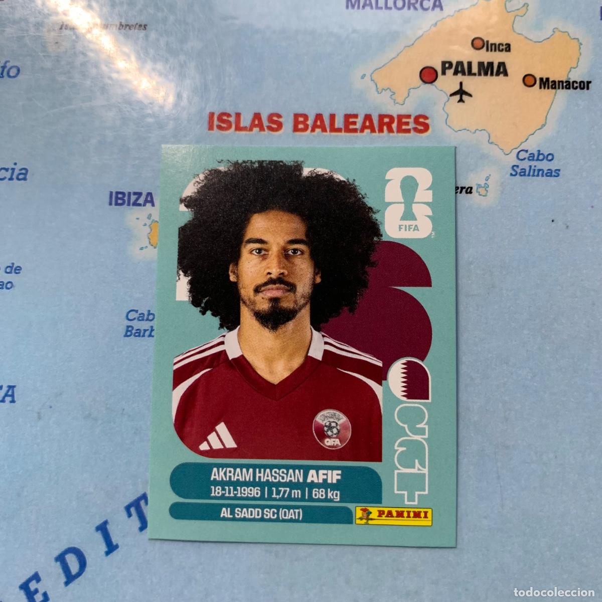 Cromos de f&uacute;tbol: Qatar numero 18 cromo panini Mundial Fifa World Cup 2026