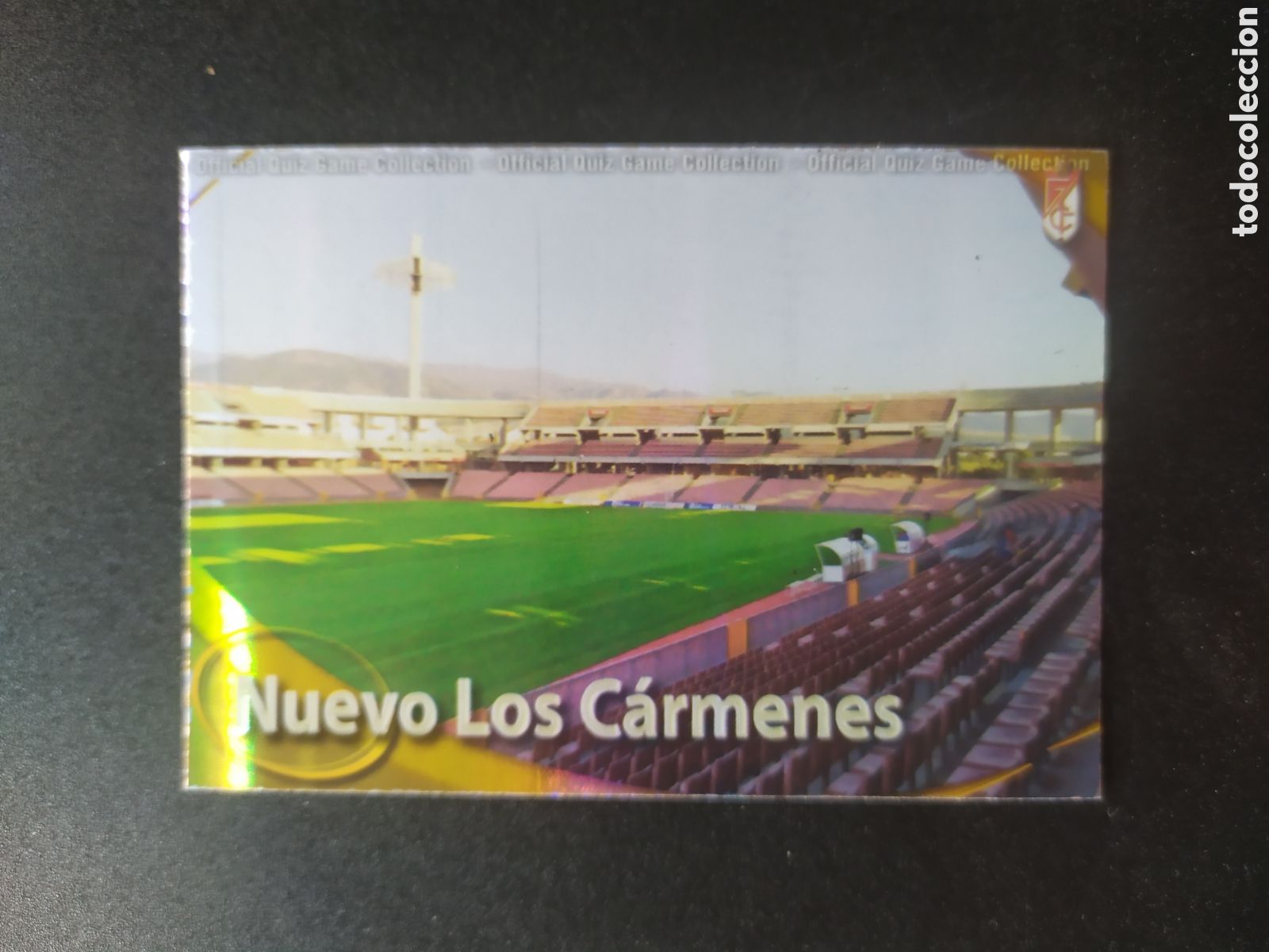 Cromos de f&uacute;tbol: Mundicromo fichas Liga 2010 2011 10 11 estadio Nuevo los C&aacute;rmenes brillo rayas n&deg; 1112 Granada