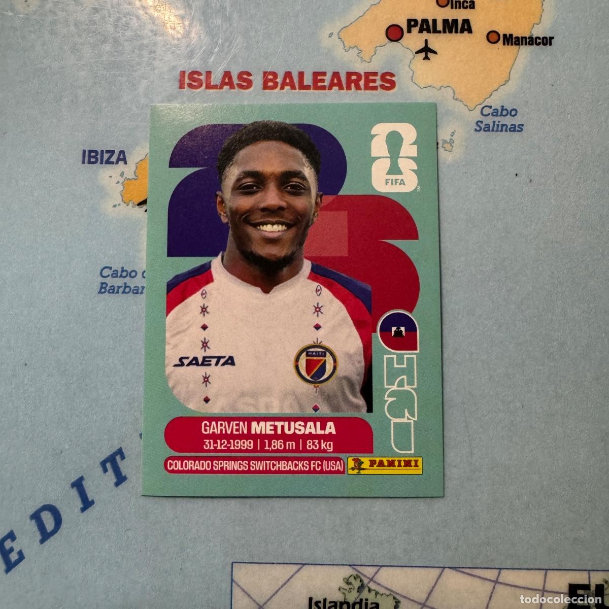 Cromos de f&uacute;tbol: Hait&iacute; n&uacute;mero 8 cromo panini Mundial Fifa World Cup 2026