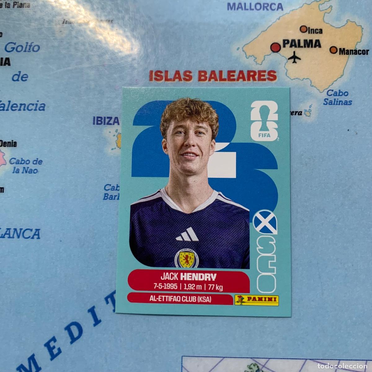 Cromos de f&uacute;tbol: Escocia n&uacute;mero 3 cromo panini Mundial Fifa World Cup 2026