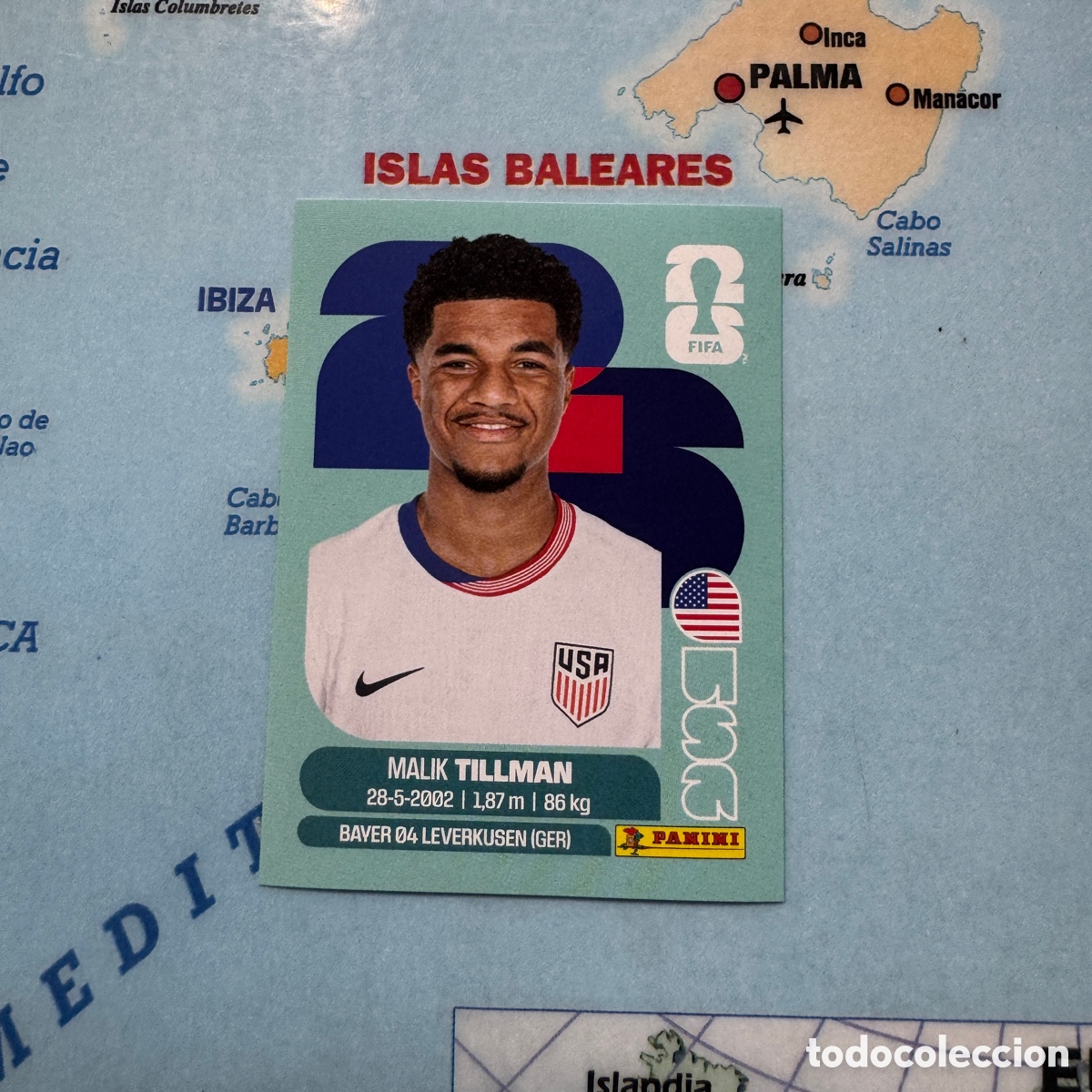 Cromos de f&uacute;tbol: Estados Unidos n&uacute;mero 15 cromo panini Mundial Fifa World Cup 2026