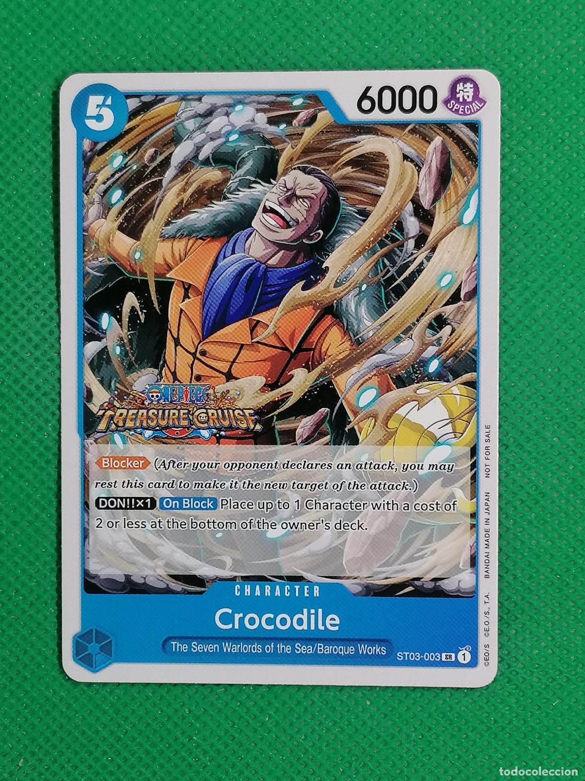 Cromos de f&uacute;tbol: ST03-003 CROCODILE ALTERNATIVE ONE PIECE TREASURE CRUISE