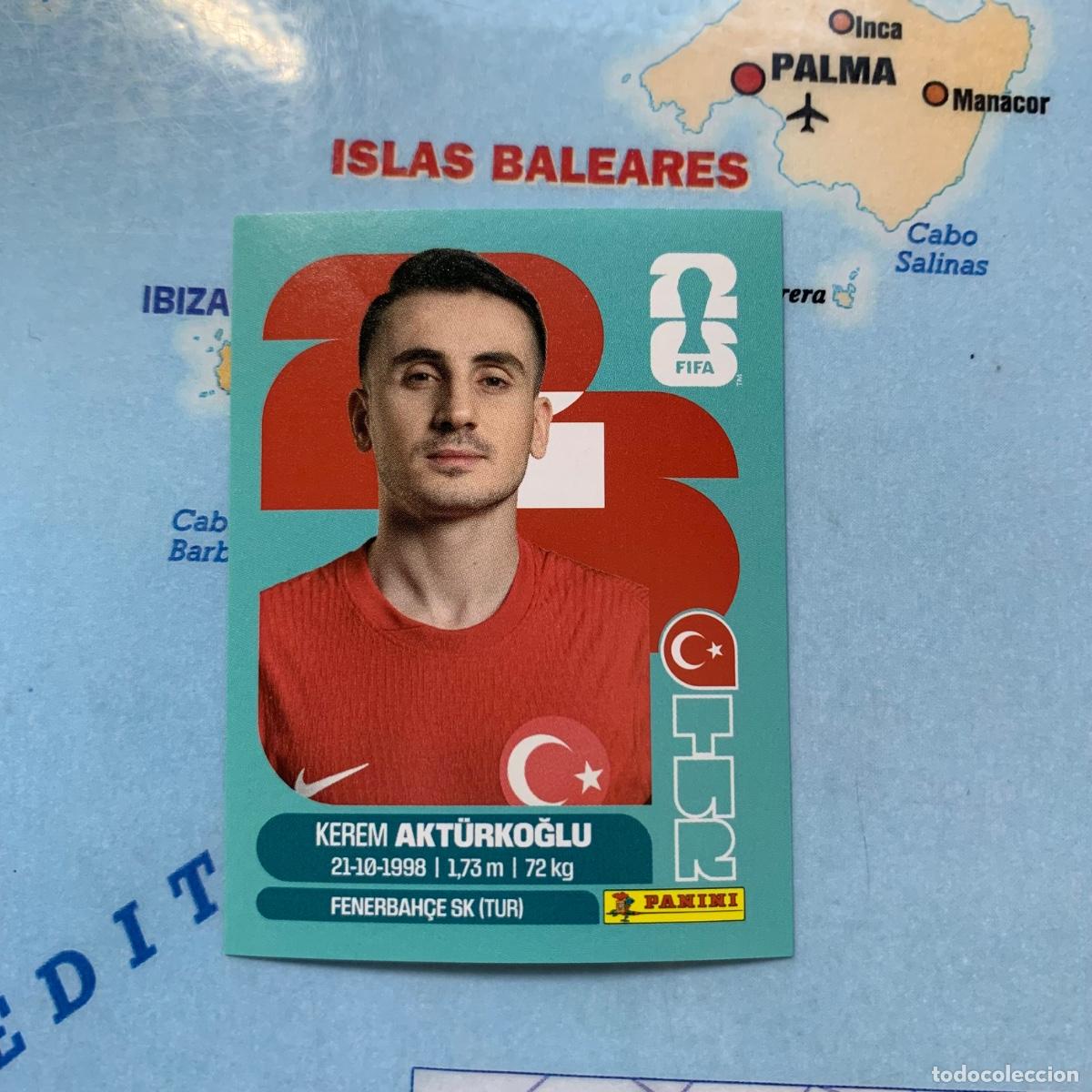 Cromos de f&uacute;tbol: Turquia n&uacute;mero 19 cromo panini Mundial Fifa World Cup 2026