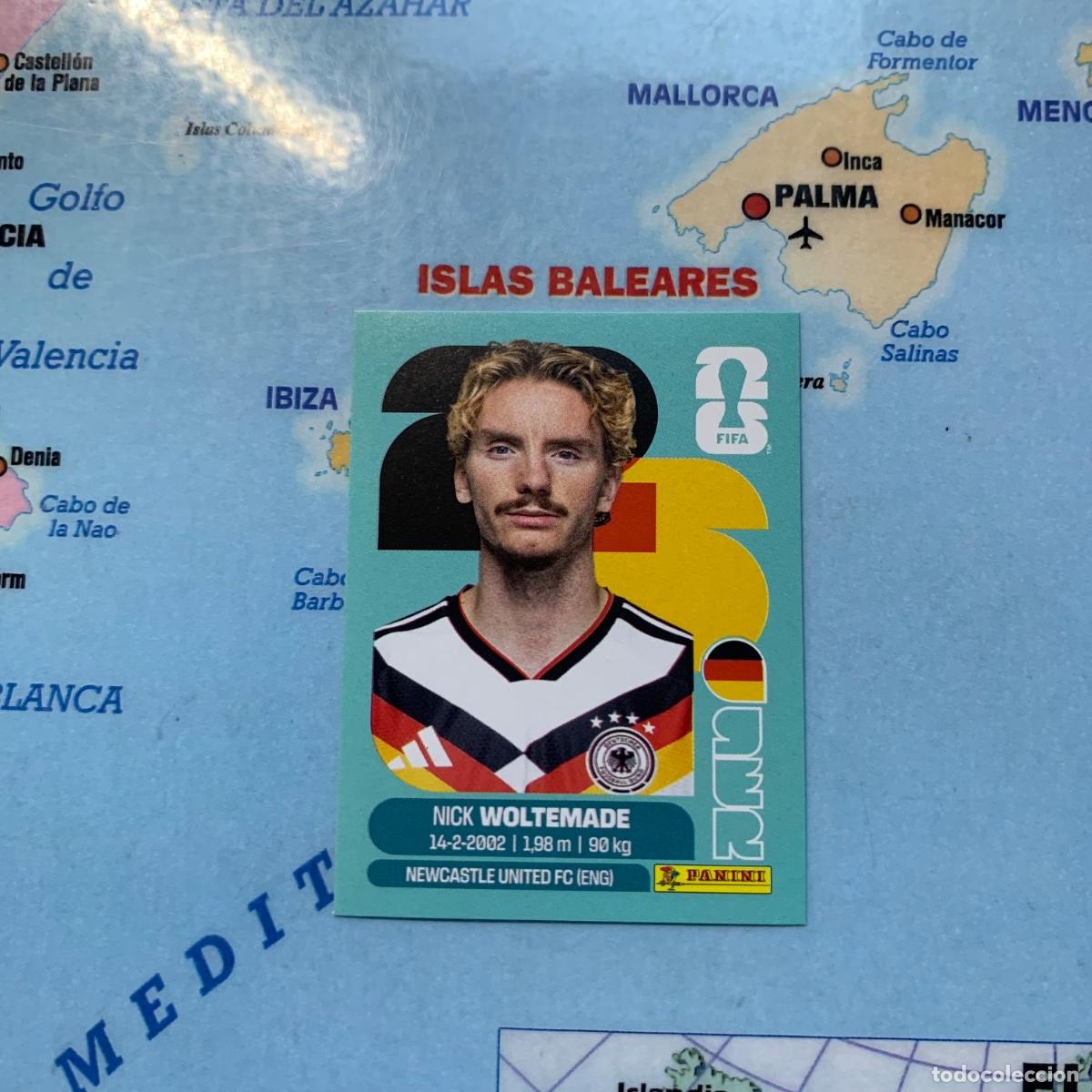 Cromos de f&uacute;tbol: Alemania n&uacute;mero 20 cromo panini Mundial Fifa World Cup 2026