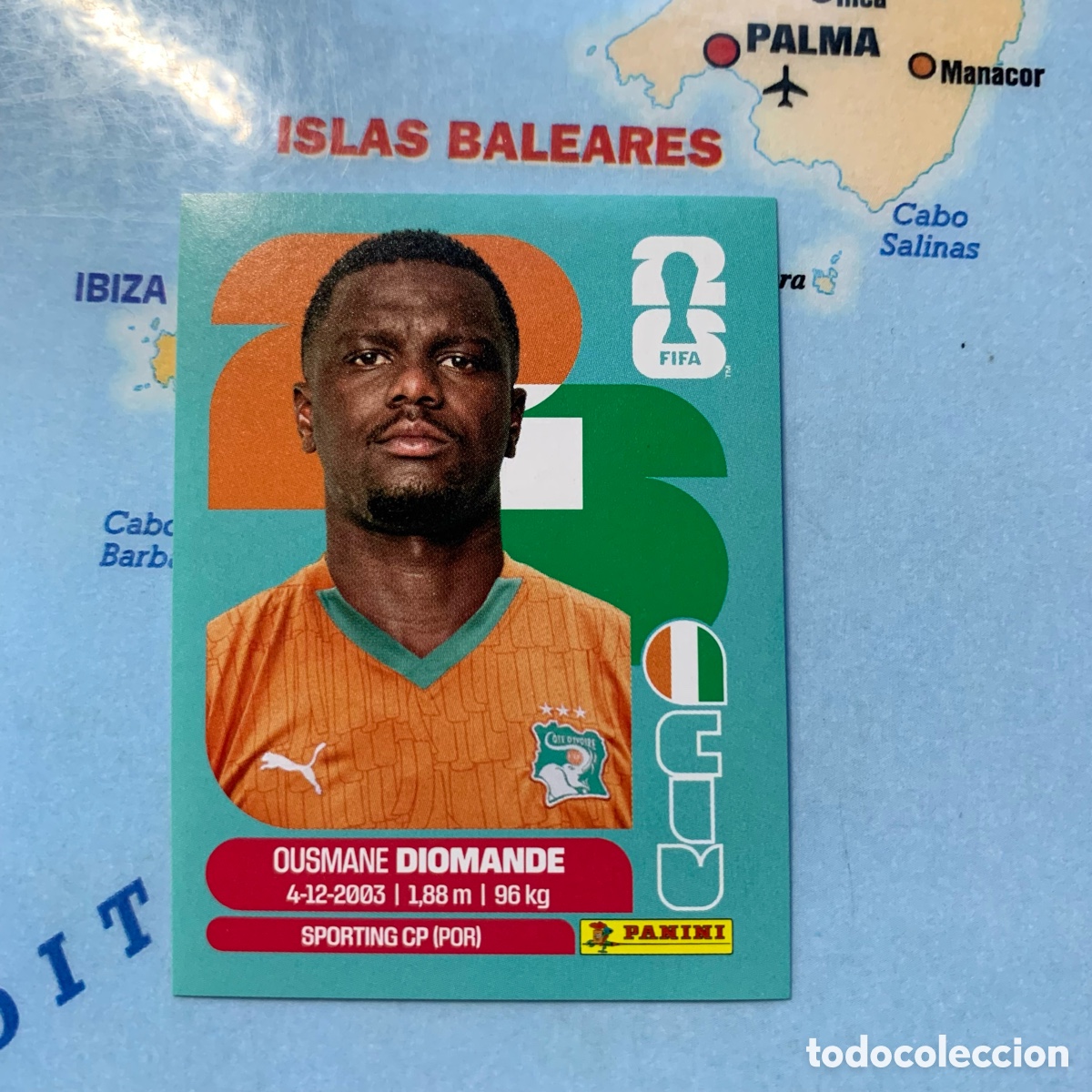 Cromos de f&uacute;tbol: Costa de Marfil n&uacute;mero 9 cromo panini Mundial Fifa World Cup 2026