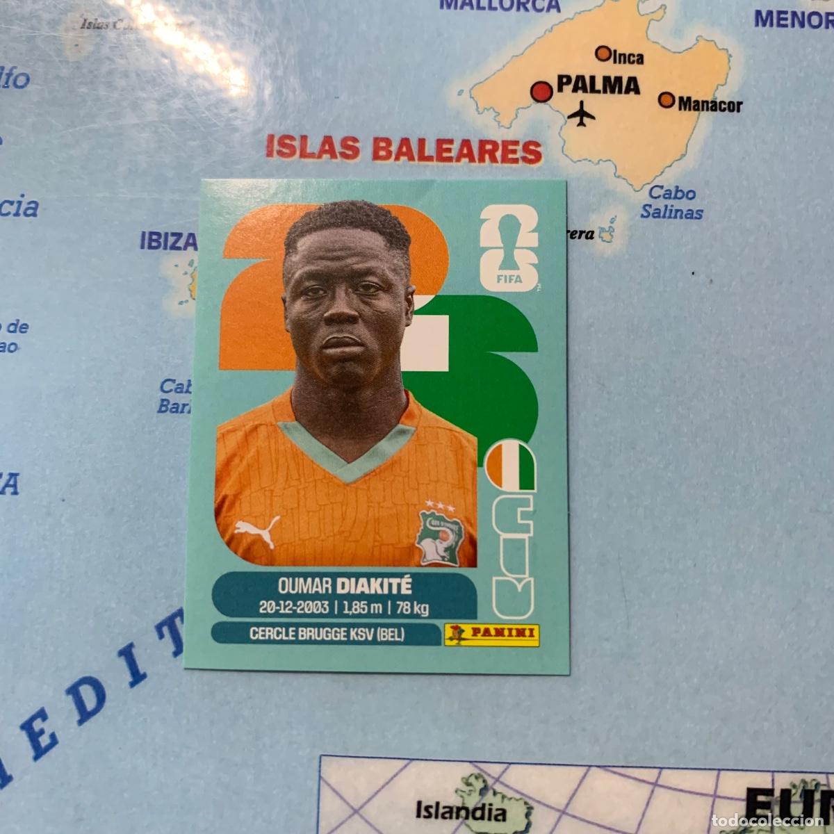 Cromos de f&uacute;tbol: Costa de Marfil n&uacute;mero 20 cromo panini Mundial Fifa World Cup 2026