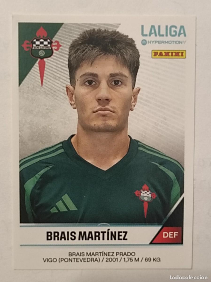 Cromos de f&uacute;tbol: #219 BRAIS MARTINEZ (RACING FERROL) LIGA HYPERMOTION 24/25 PANINI