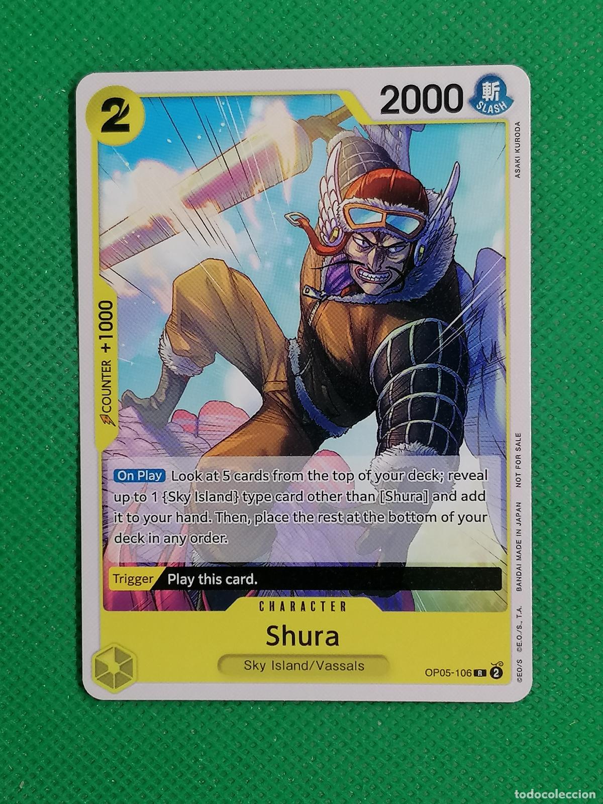 Cromos de f&uacute;tbol: OP05-106 SHURA ALTERNATIVE ONE PIECE