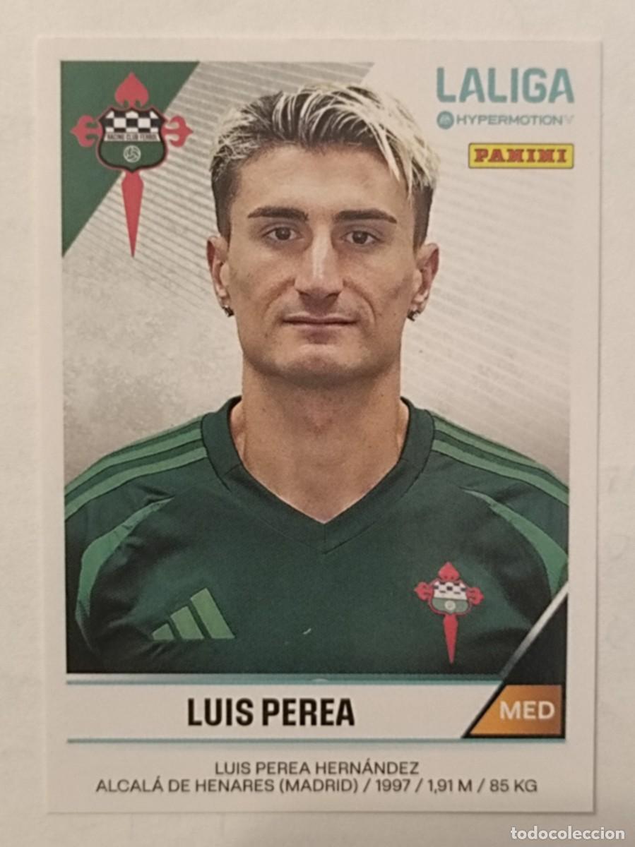 Cromos de f&uacute;tbol: #221 LUIS PEREA (RACING FERROL) LIGA HYPERMOTION 24/25 PANINI