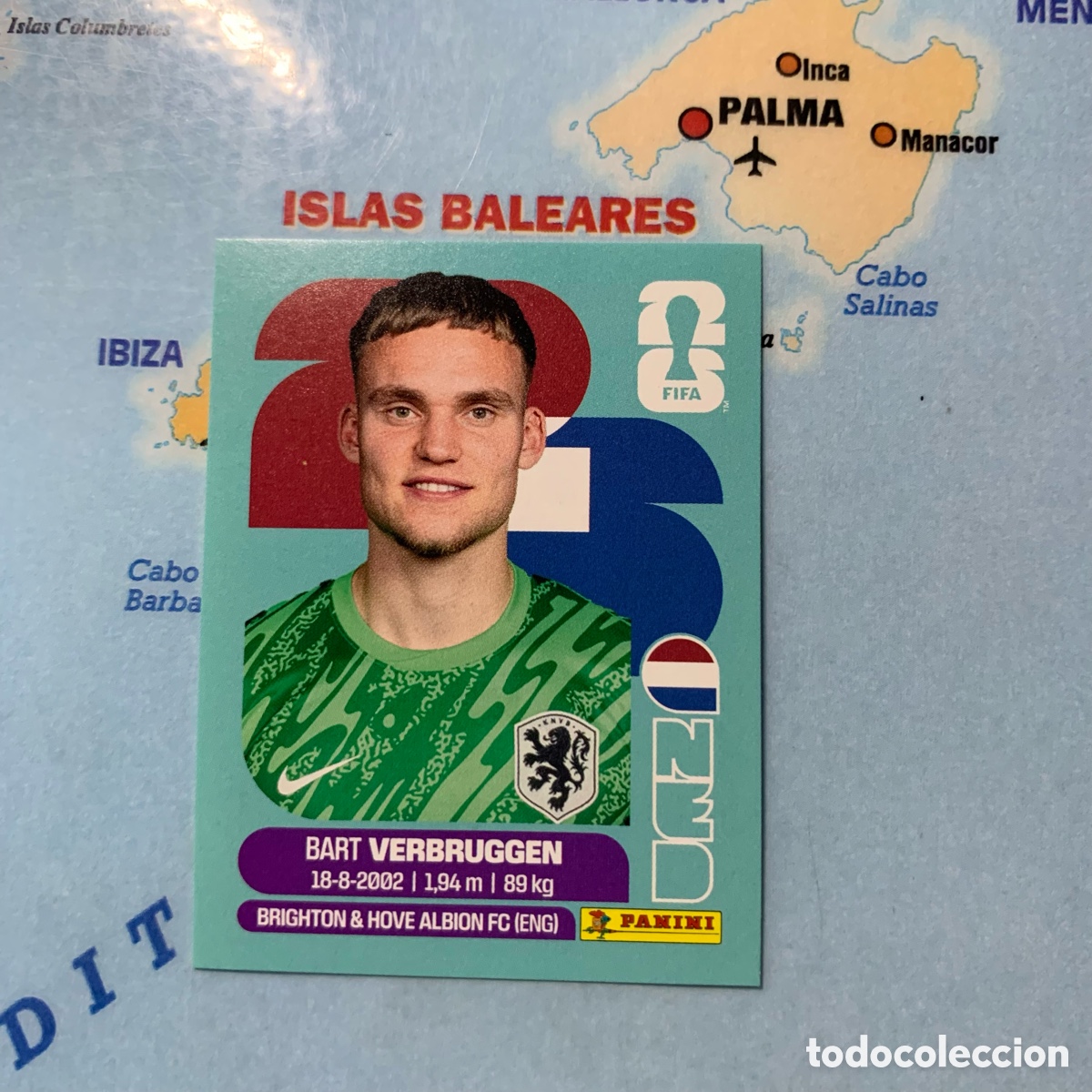 Cromos de f&uacute;tbol: Pa&iacute;ses Bajos n&uacute;mero 2 cromo panini Mundial Fifa World Cup 2026
