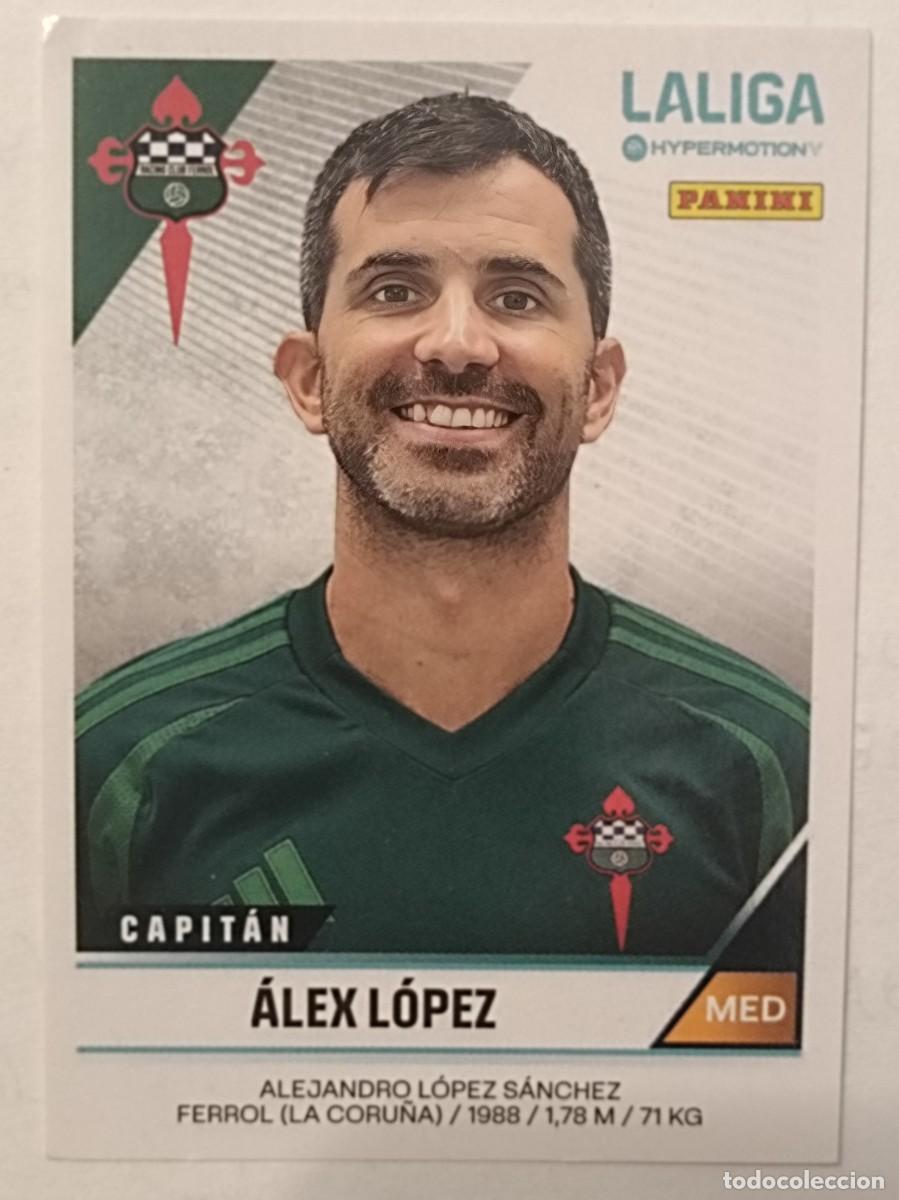 Cromos de f&uacute;tbol: #222 ALEX LOPEZ (RACING FERROL) LIGA HYPERMOTION 24/25 PANINI