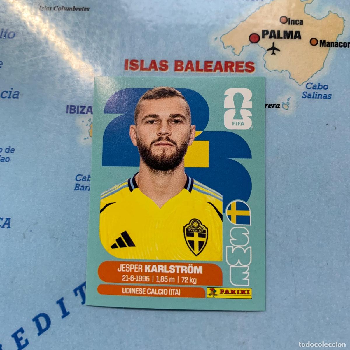 Cromos de f&uacute;tbol: Suecia n&uacute;mero 10 cromo panini Mundial Fifa World Cup 2026