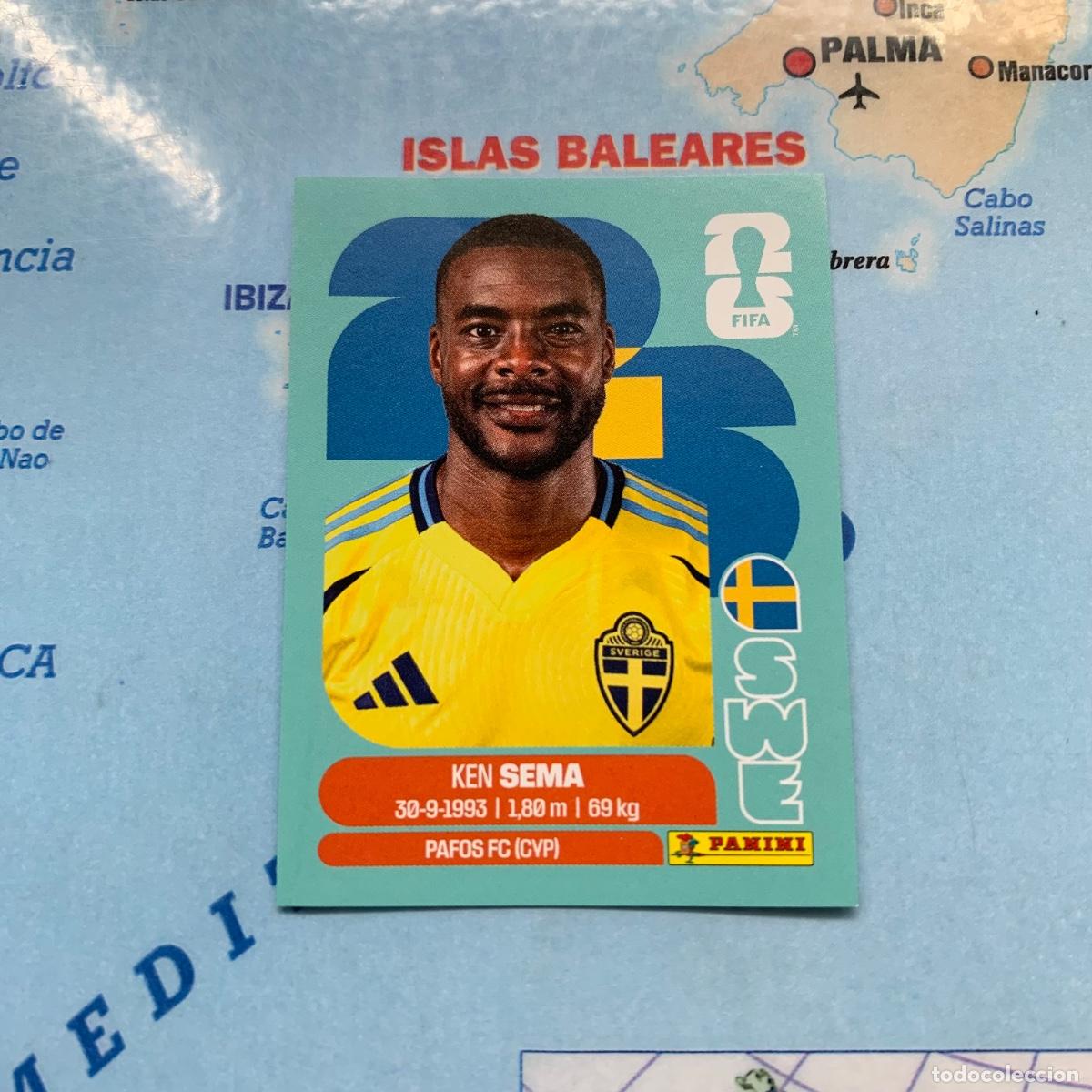 Cromos de f&uacute;tbol: Suecia n&uacute;mero 15 cromo panini Mundial Fifa World Cup 2026