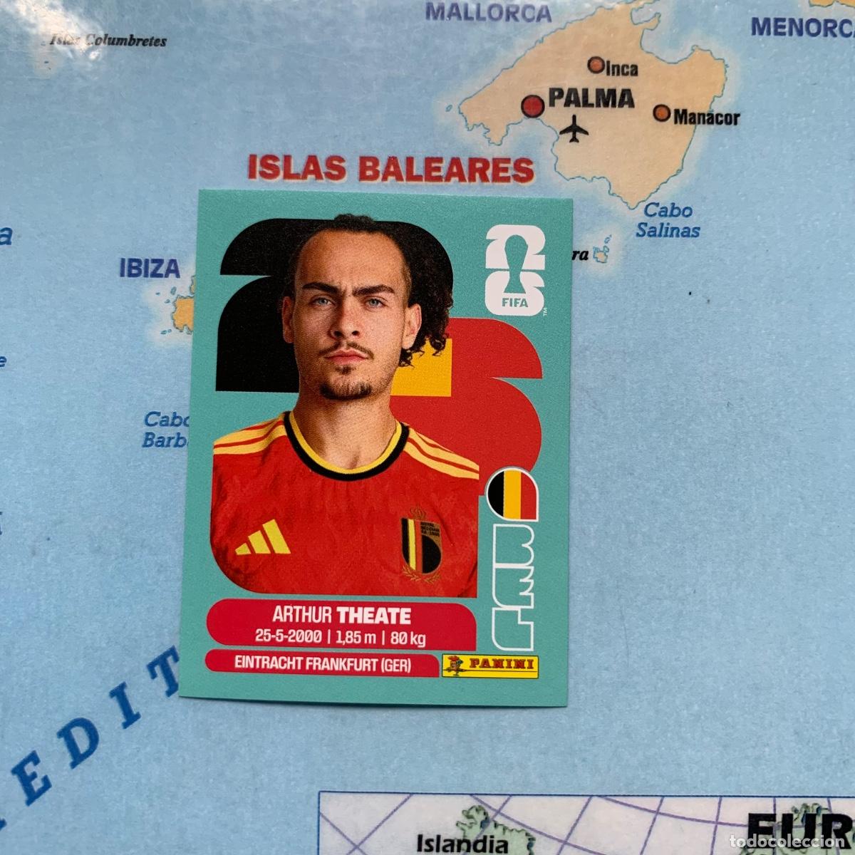 Cromos de f&uacute;tbol: B&eacute;lgica n&uacute;mero 3 cromo panini Mundial Fifa World Cup 2026