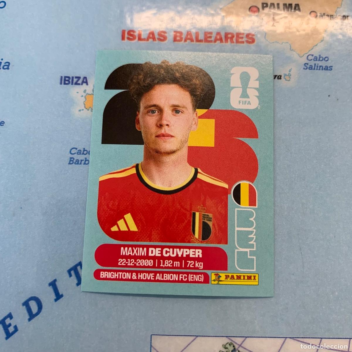 Cromos de f&uacute;tbol: B&eacute;lgica n&uacute;mero 7 cromo panini Mundial Fifa World Cup 2026