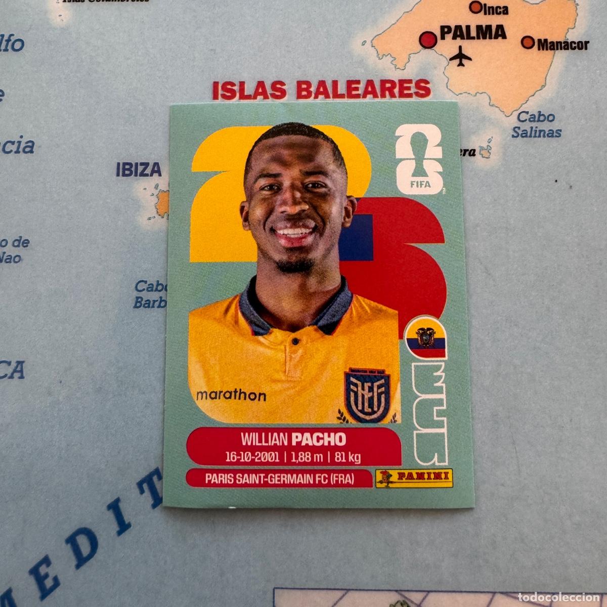Cromos de f&uacute;tbol: Ecuador n&uacute;mero 6 cromo panini Mundial Fifa World Cup 2026