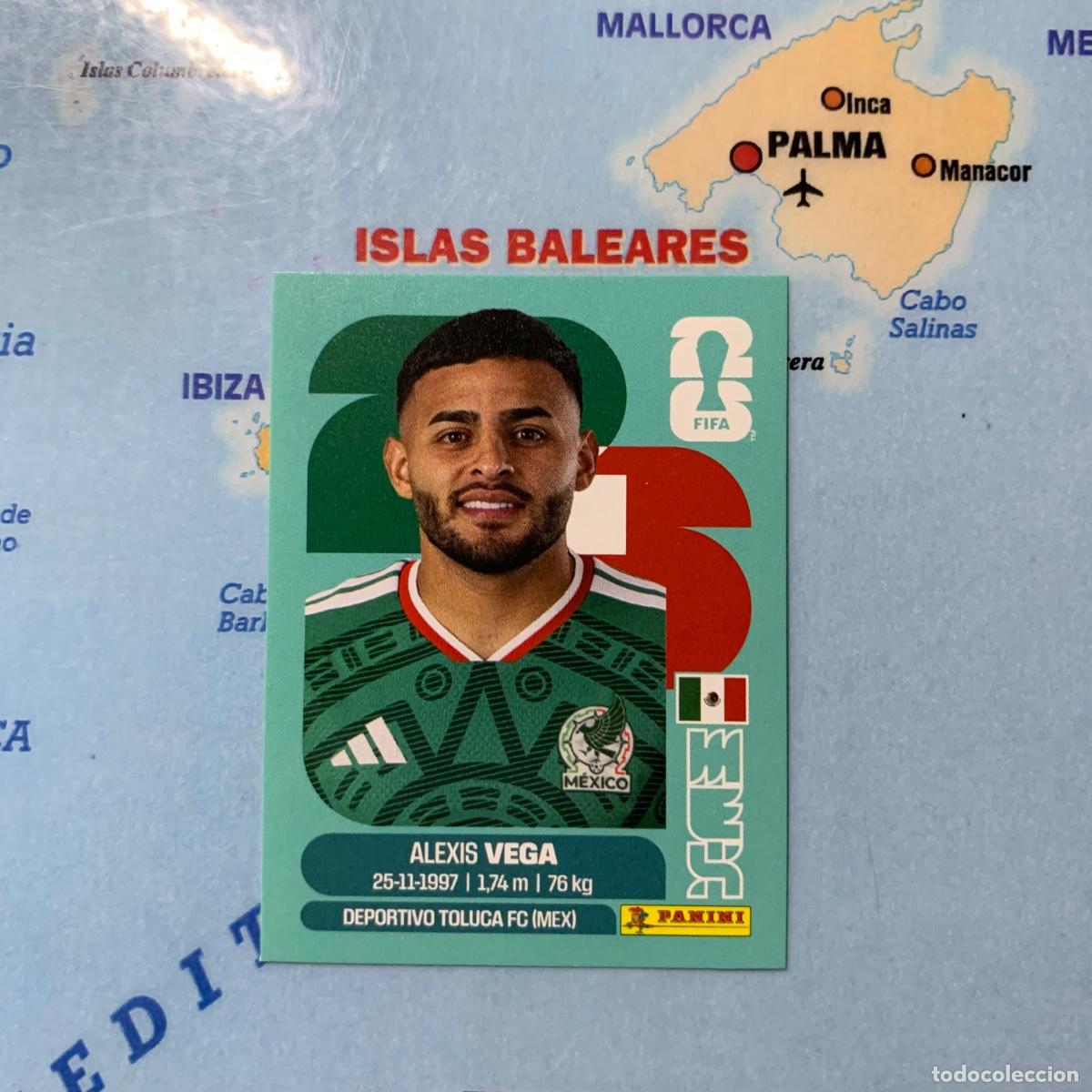 Cromos de f&uacute;tbol: Vega numero 18 de Mexico cromo panini Mundial Fifa World Cup 2026