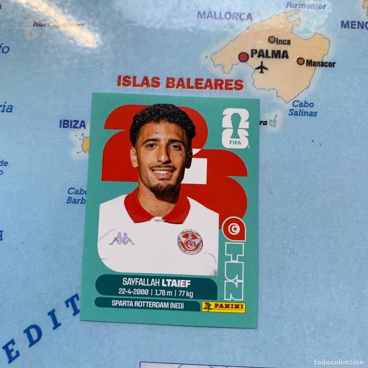 Cromos de f&uacute;tbol: T&uacute;nez n&uacute;mero 19 cromo panini Mundial Fifa World Cup 2026