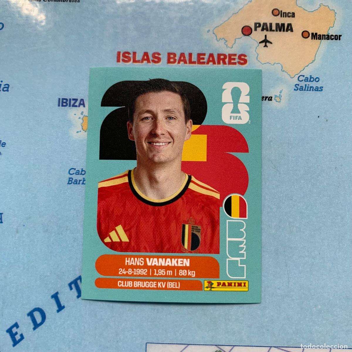 Cromos de f&uacute;tbol: B&eacute;lgica n&uacute;mero 14 cromo panini Mundial Fifa World Cup 2026
