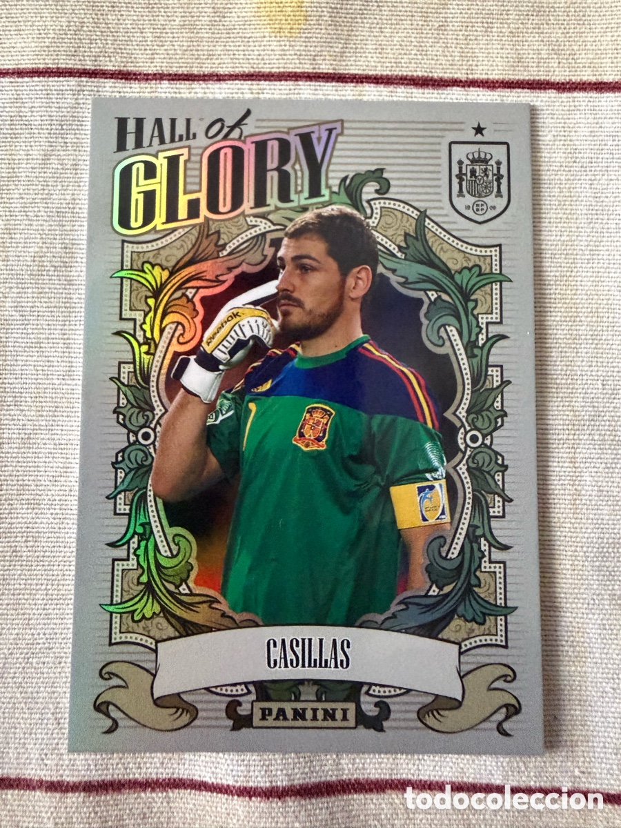 Cromos de f&uacute;tbol: TRIBUTO SELECCI&Oacute;N ESPA&Ntilde;OLA 2010 2026 PANINI CASILLAS HG4 HALL OF GLORY ESPA&Ntilde;A LIGA MUNDIAL