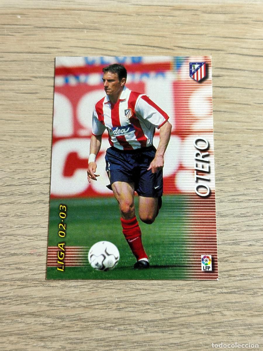 Cromos de f&uacute;tbol: OTERO n&ordm; 40 ATLETICO DE MADRID MEGACRACKS MEGAFICHAS 2002 2003 PANINI 02 03