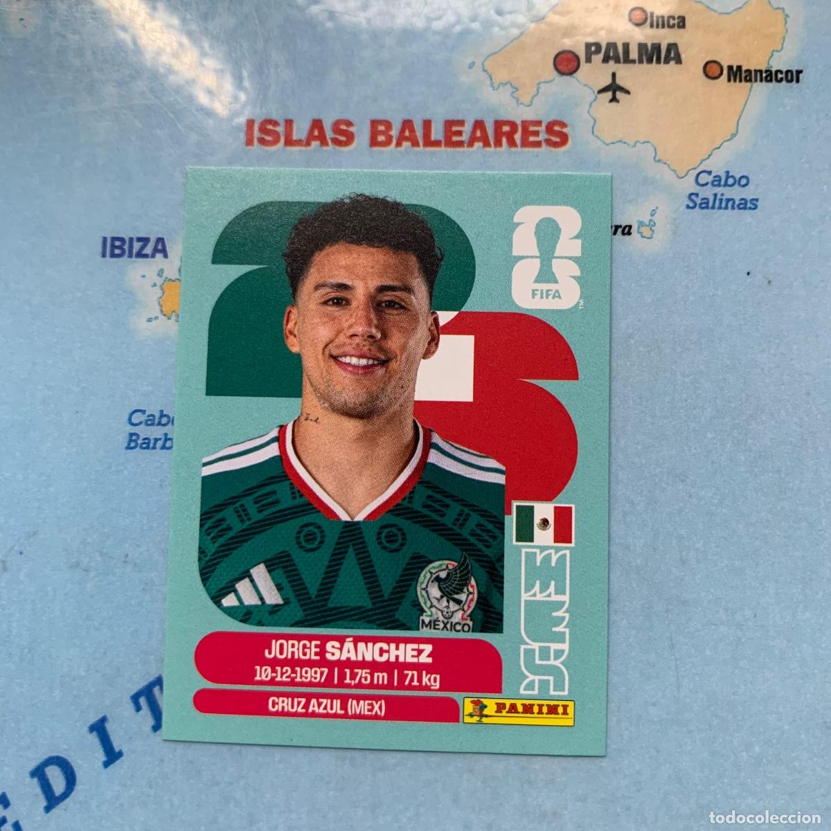 Cromos de f&uacute;tbol: Jorge S&aacute;nchez numero 4 de Mexico cromo panini Mundial Fifa World Cup 2026