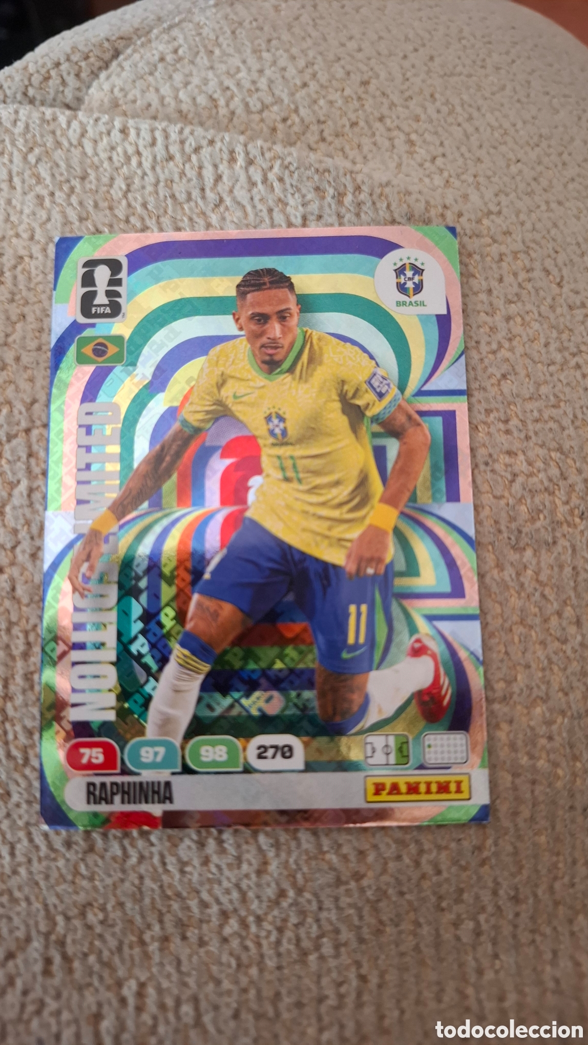 Cromos de f&uacute;tbol: PANINI ADRENALYN MUNDIAL WORLD CUP 2026 - LIMITED EDITION - RAPHINHA - BRASIL