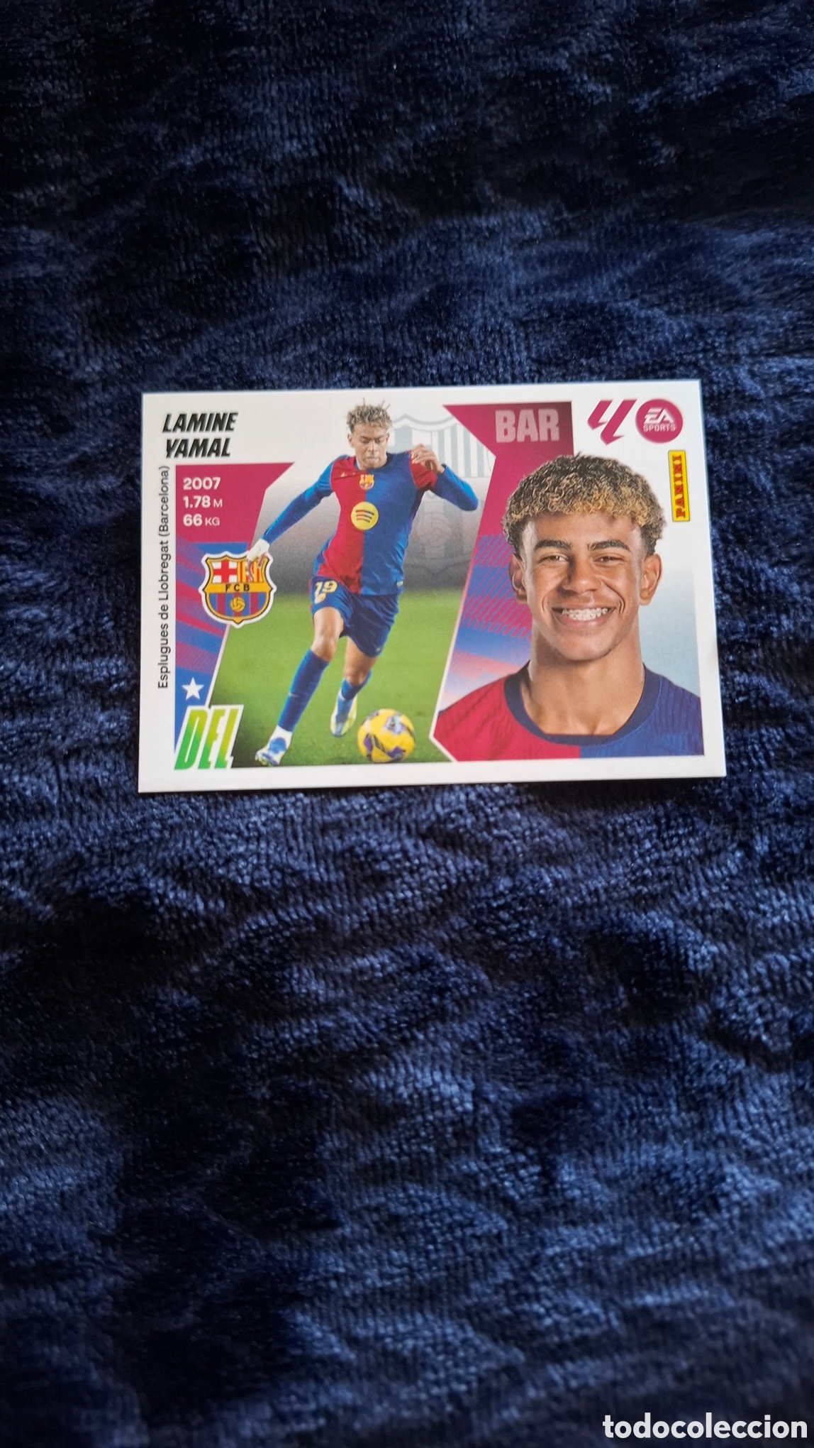 Cromos de f&uacute;tbol: 19 LAMINE YAMAL BARCELONA LIGA ESTE 2025 2026