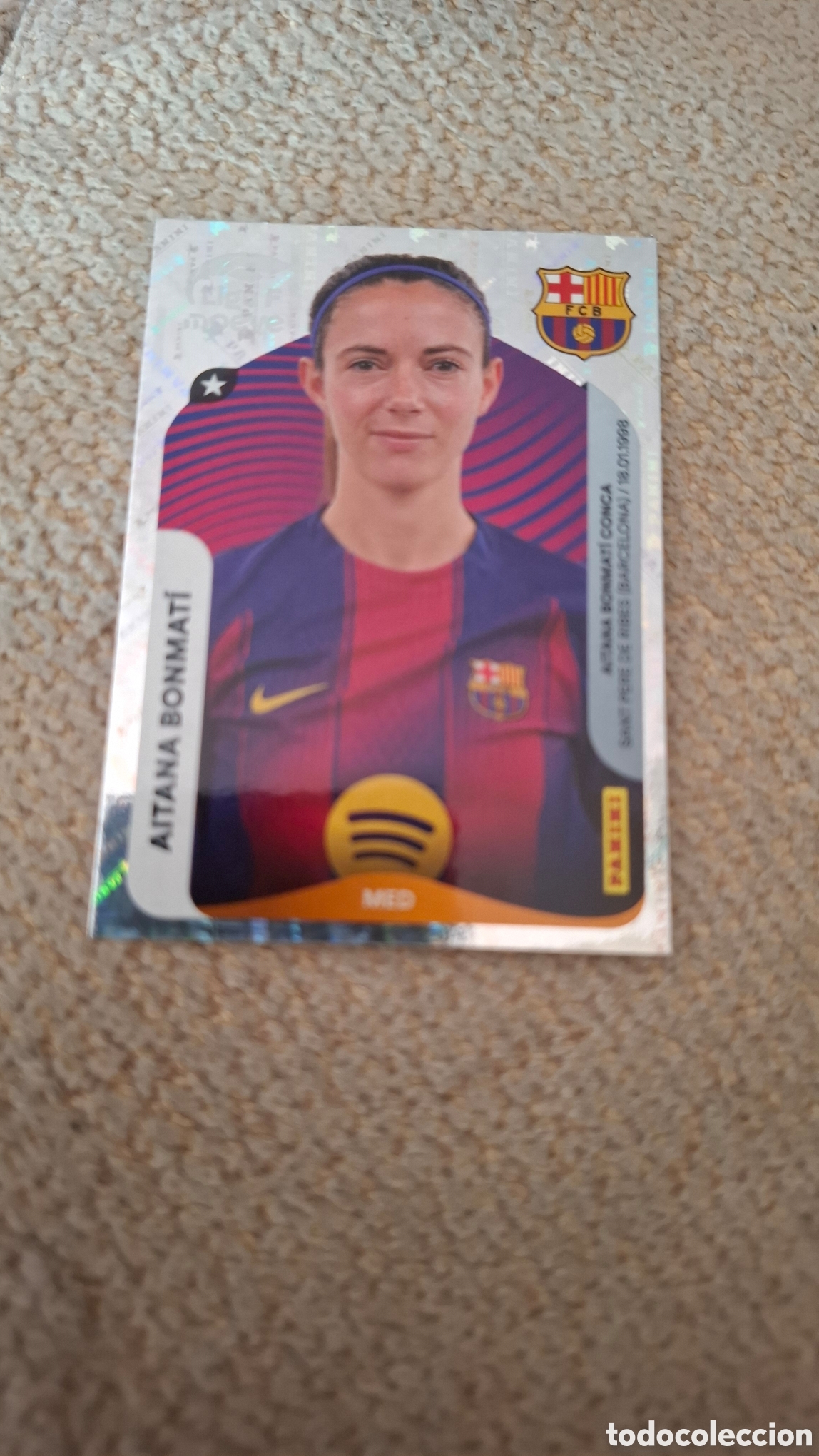 Cromos de f&uacute;tbol: LIGA F MOEVE 2025/26 FEMENINA STICKER AITANA BONMATI FC BARCELONA # 93 PANINI