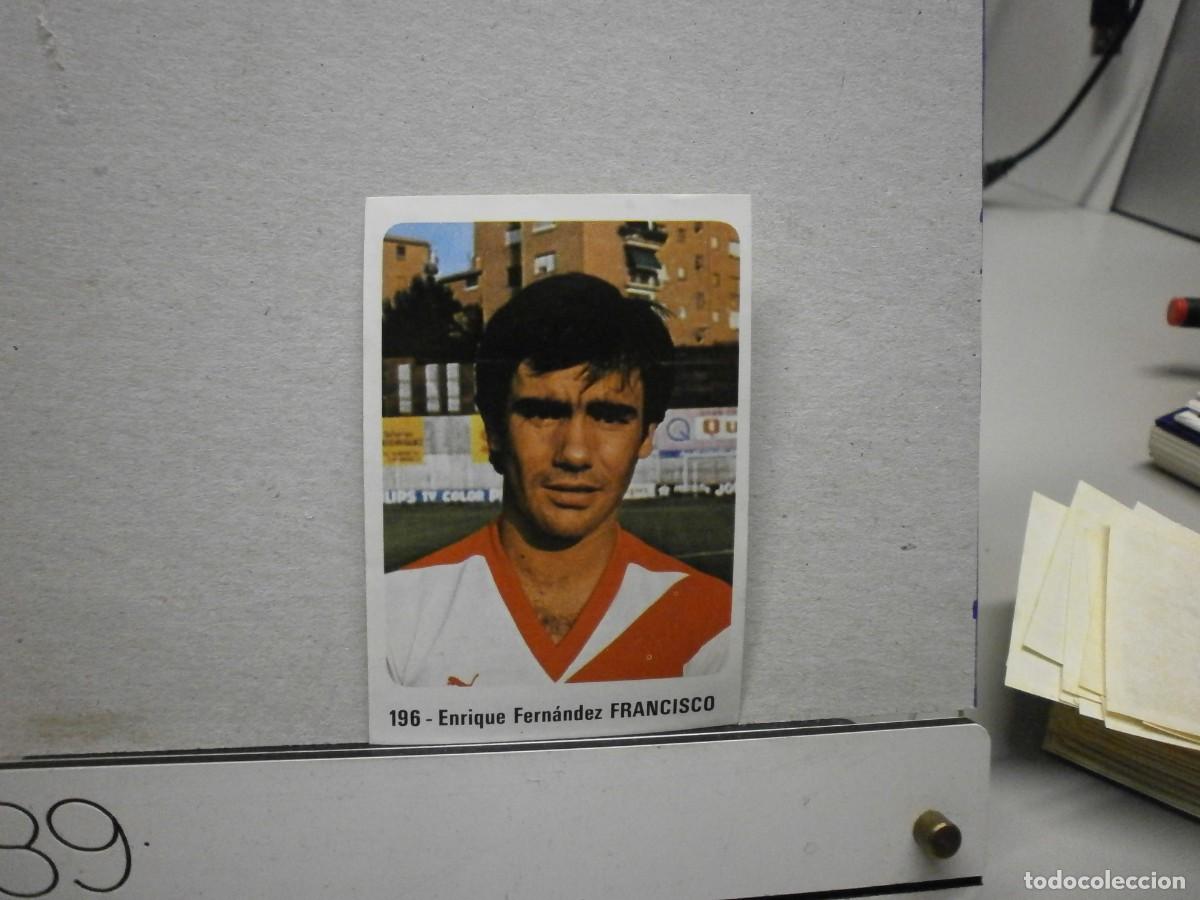 Cromos de f&uacute;tbol: cromo futbol 79 80 editorial crom n&ordm; 196 rayo vallecano francisco