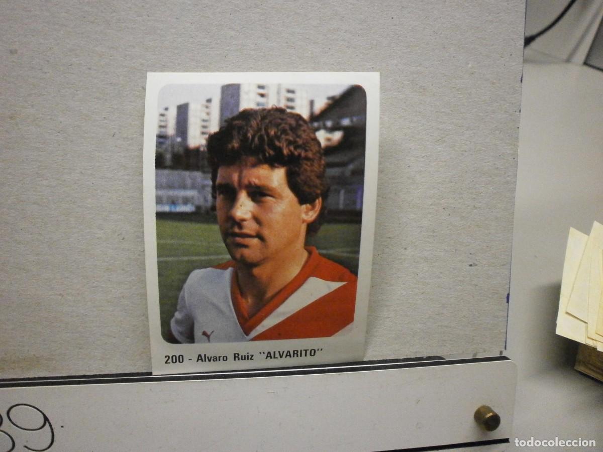 Cromos de f&uacute;tbol: cromo futbol 79 80 editorial crom n&ordm; 200 rayo vallecano alvarito