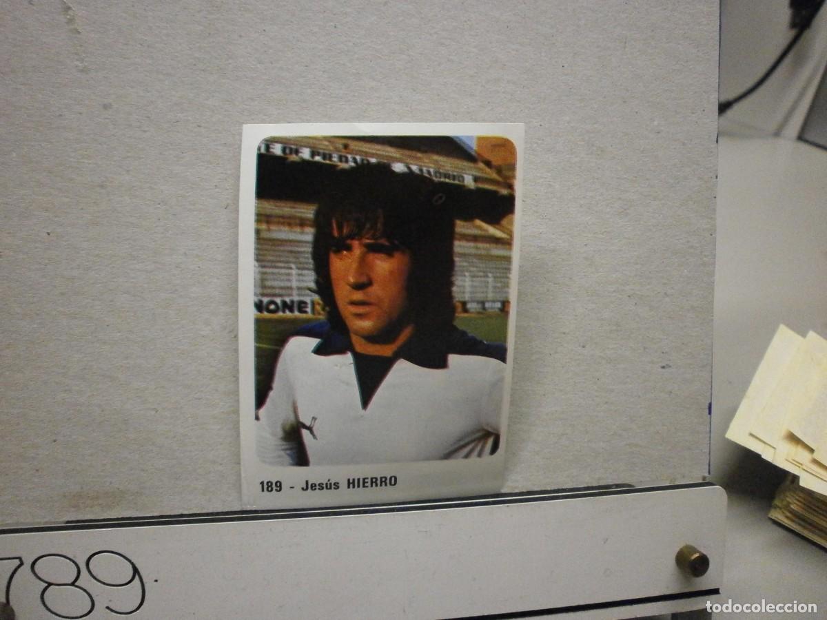 Cromos de f&uacute;tbol: cromo futbol 79 80 editorial crom n&ordm; 189 rayo vallecano hierro