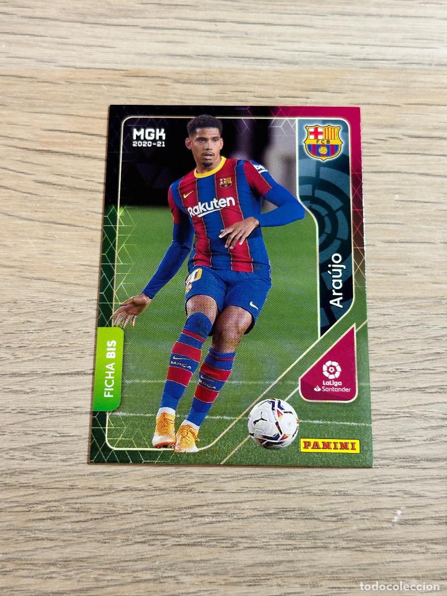 Cromos de f&uacute;tbol: ARAUJO N&ordm; 59 BIS MEGACRACKS 2020 2021 FC BARCELONA 20 21 MGK