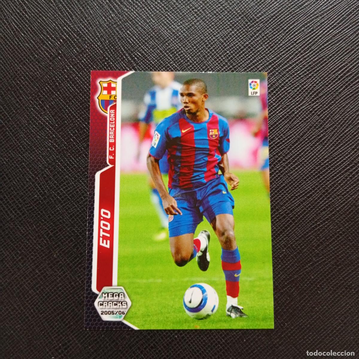 Cromos de f&uacute;tbol: 70 ETOO BARCELONA PANINI MEGACRACKS 05 06 CROMO FUTBOL 2005 2006 - A213 PG73