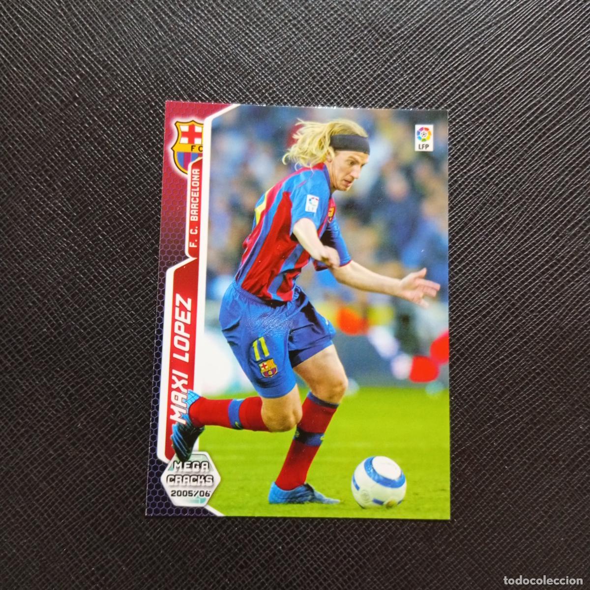 Cromos de f&uacute;tbol: 71 MAXI LOPEZ BARCELONA PANINI MEGACRACKS 05 06 CROMO FUTBOL 2005 2006 - A213 PG73
