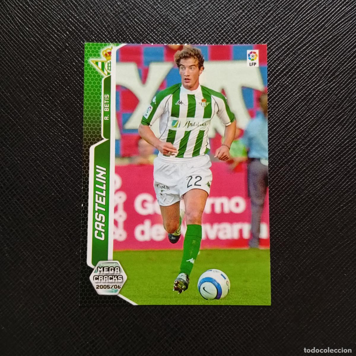 Figurine di Calcio: 80 CASTELLINI REAL BETIS PANINI MEGACRACKS 05 06 CROMO FUTBOL 2005 2006 - A213 PG82