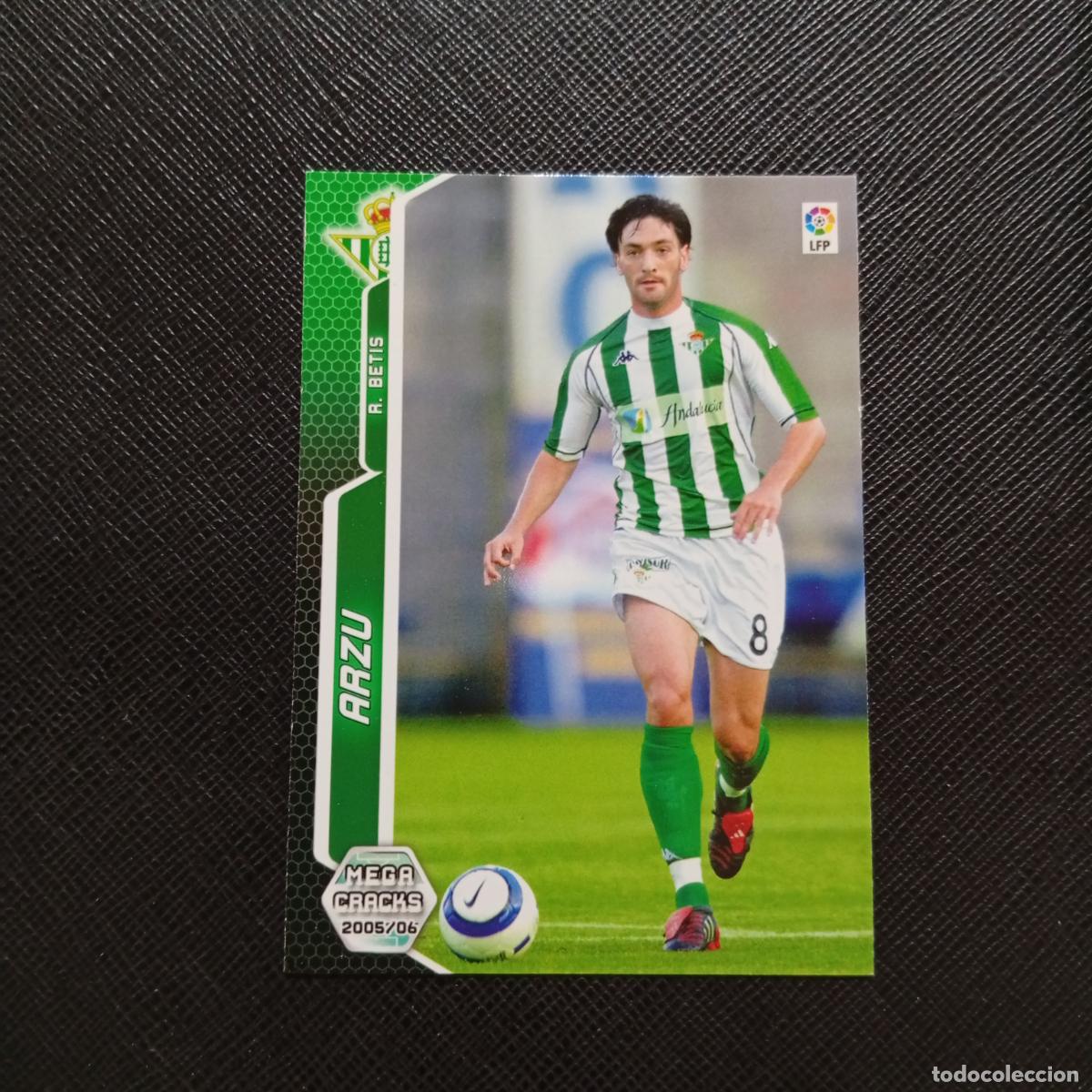 Fu&szlig;ball-Sticker: 81 ARZU REAL BETIS PANINI MEGACRACKS 05 06 CROMO FUTBOL 2005 2006 - A213 PG82