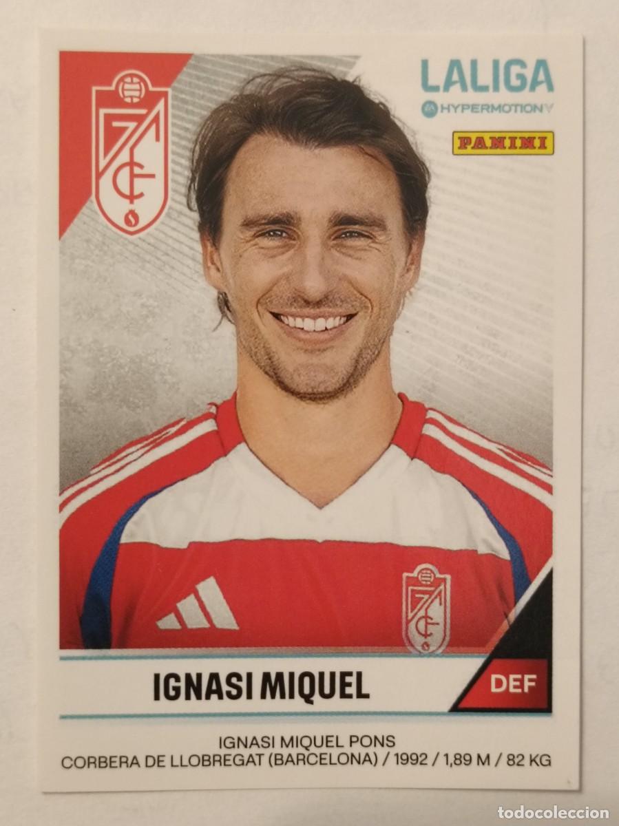 Fu&szlig;ball-Sticker: #238A IGNASI MIQUEL (GRANADA C.F.) LIGA HYPERMOTION 24/25 PANINI