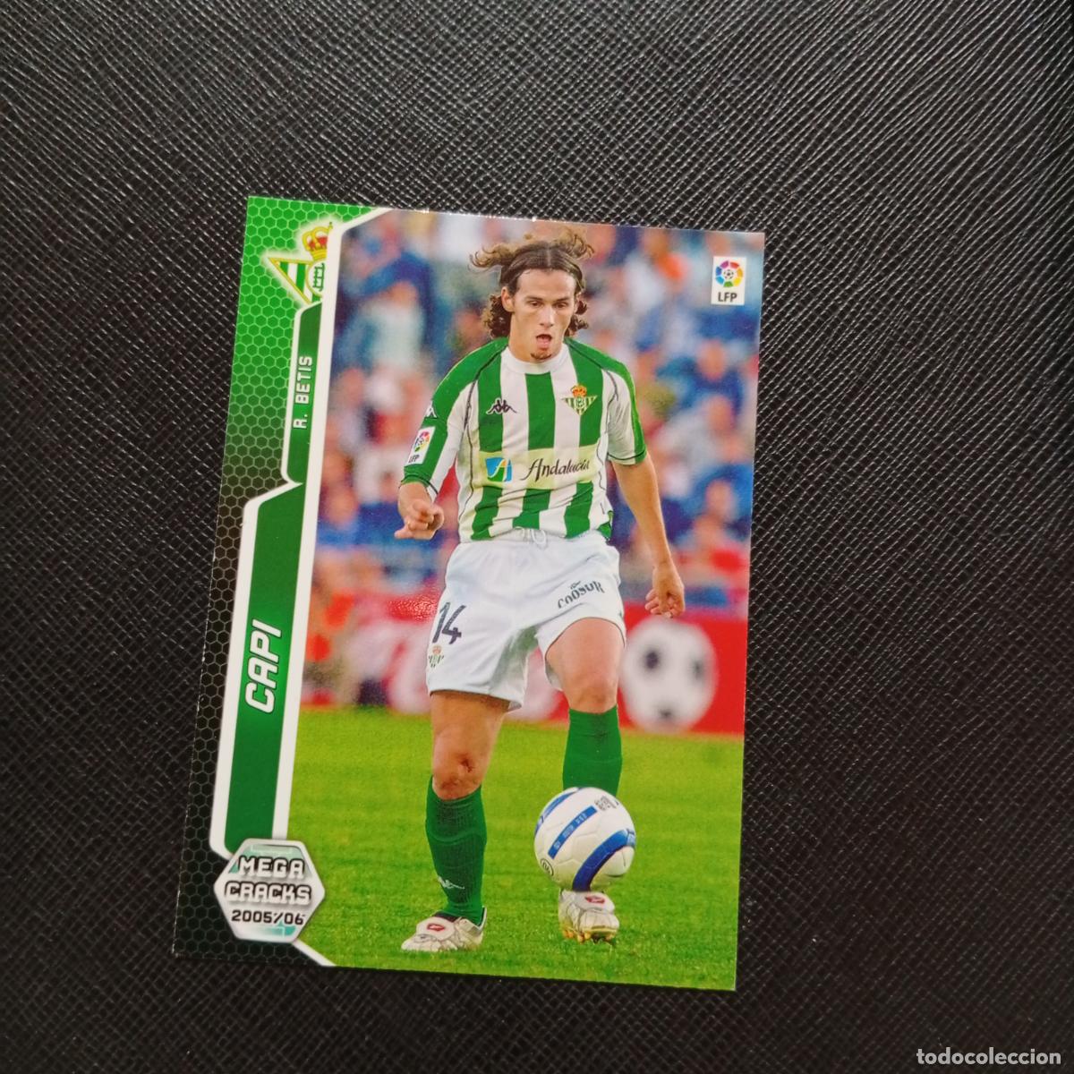 Figurine di Calcio: 83 CAPI REAL BETIS PANINI MEGACRACKS 05 06 CROMO FUTBOL 2005 2006 - A213 PG82