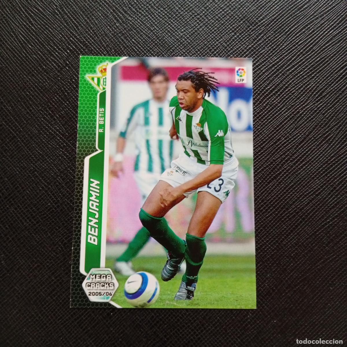 Fu&szlig;ball-Sticker: 84 BENJAMIN REAL BETIS PANINI MEGACRACKS 05 06 CROMO FUTBOL 2005 2006 - A213 PG82