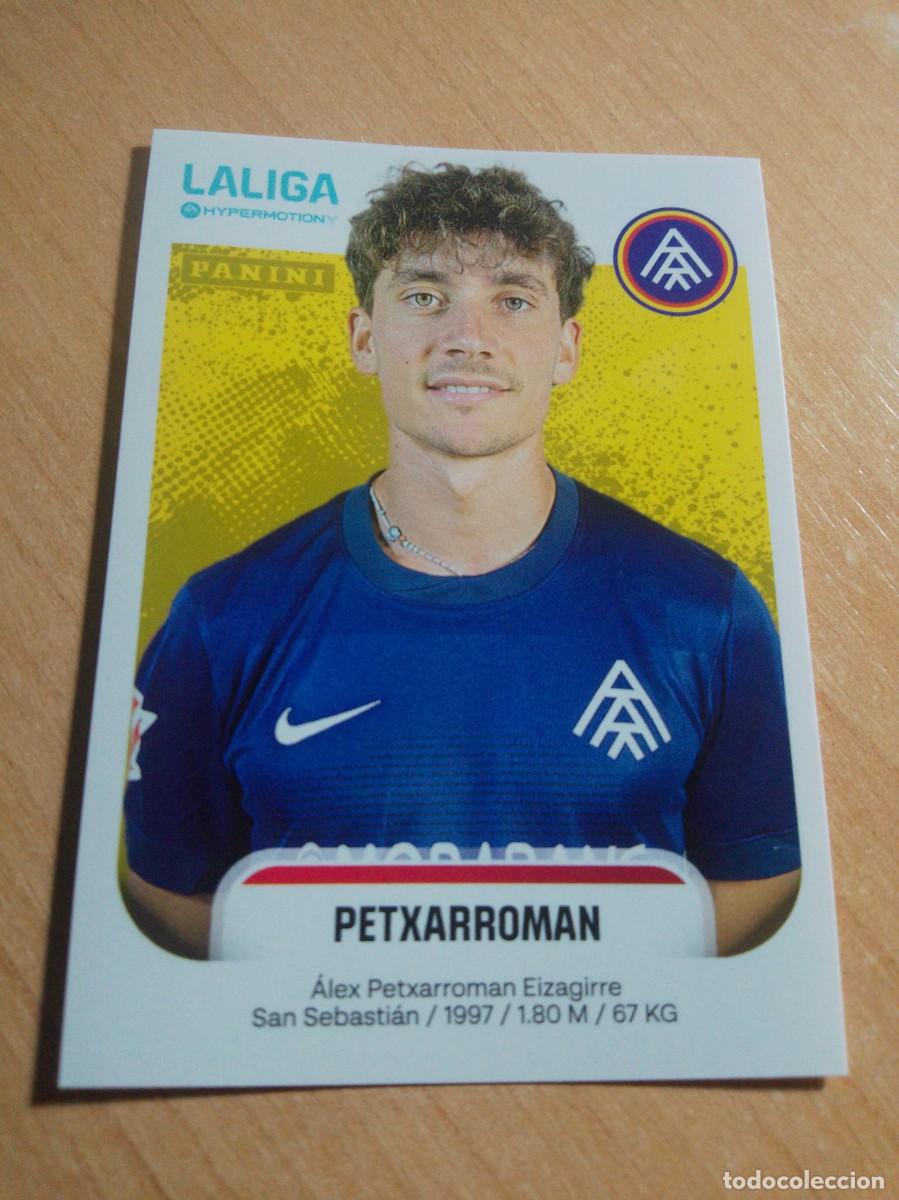 Cromos de f&uacute;tbol: 44 PETXARROMAN DEL ANDORRA 2&ordf; DIVISION HYPERMOTION 25 26 PANINI 2025 2026 NUEVO