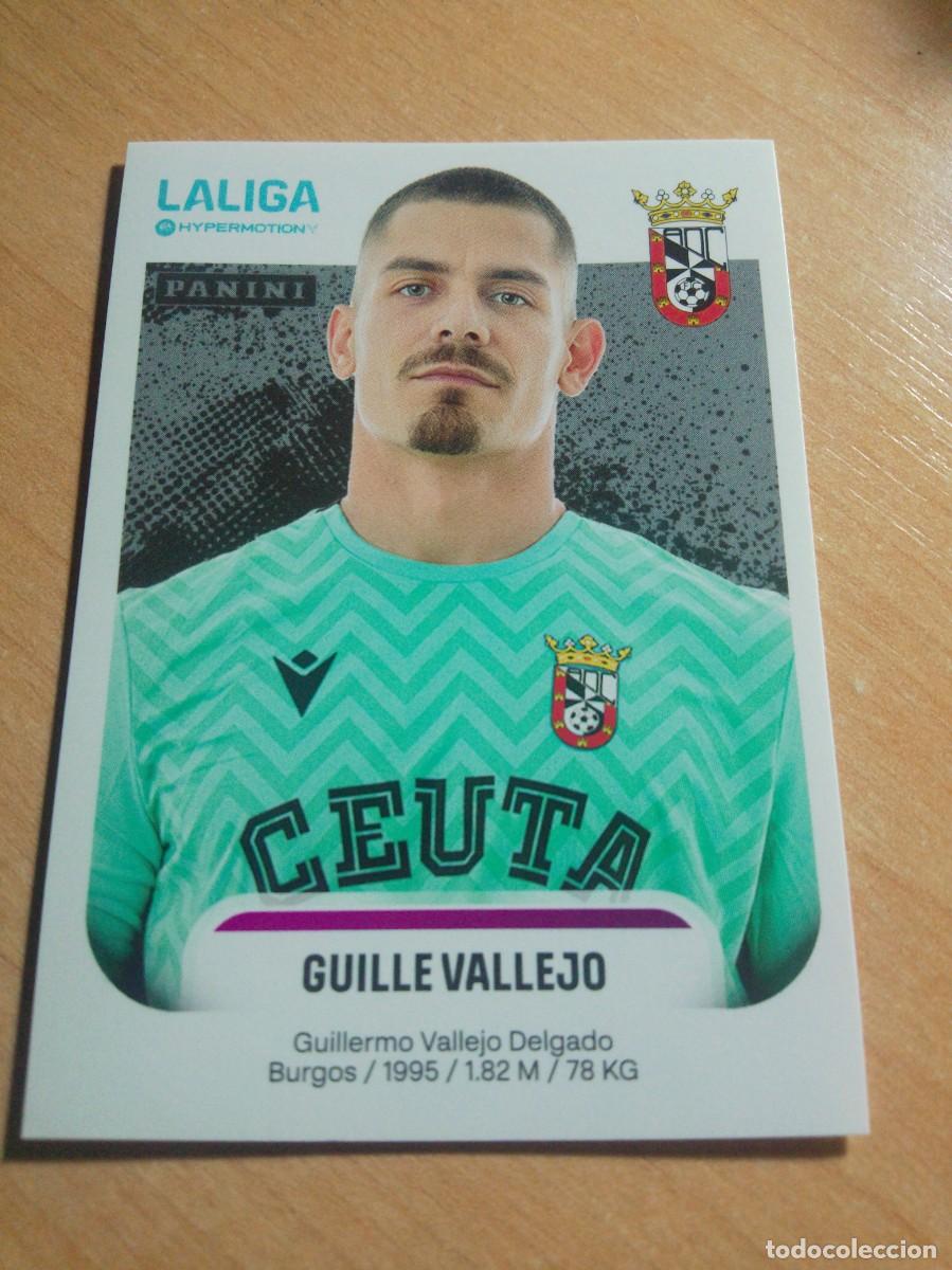 Cromos de f&uacute;tbol: 118 GUILLE VALLEJO DEL CEUTA 2&ordf; DIVISION HYPERMOTION 25 26 PANINI 2025 2026