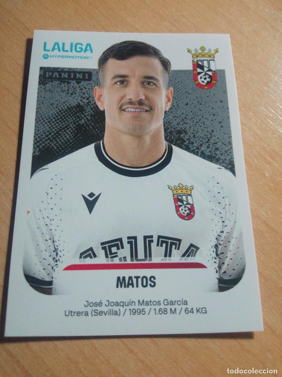 Cromos de f&uacute;tbol: 123 MATOS DEL CEUTA 2&ordf; DIVISION HYPERMOTION 25 26 PANINI 2025 2026