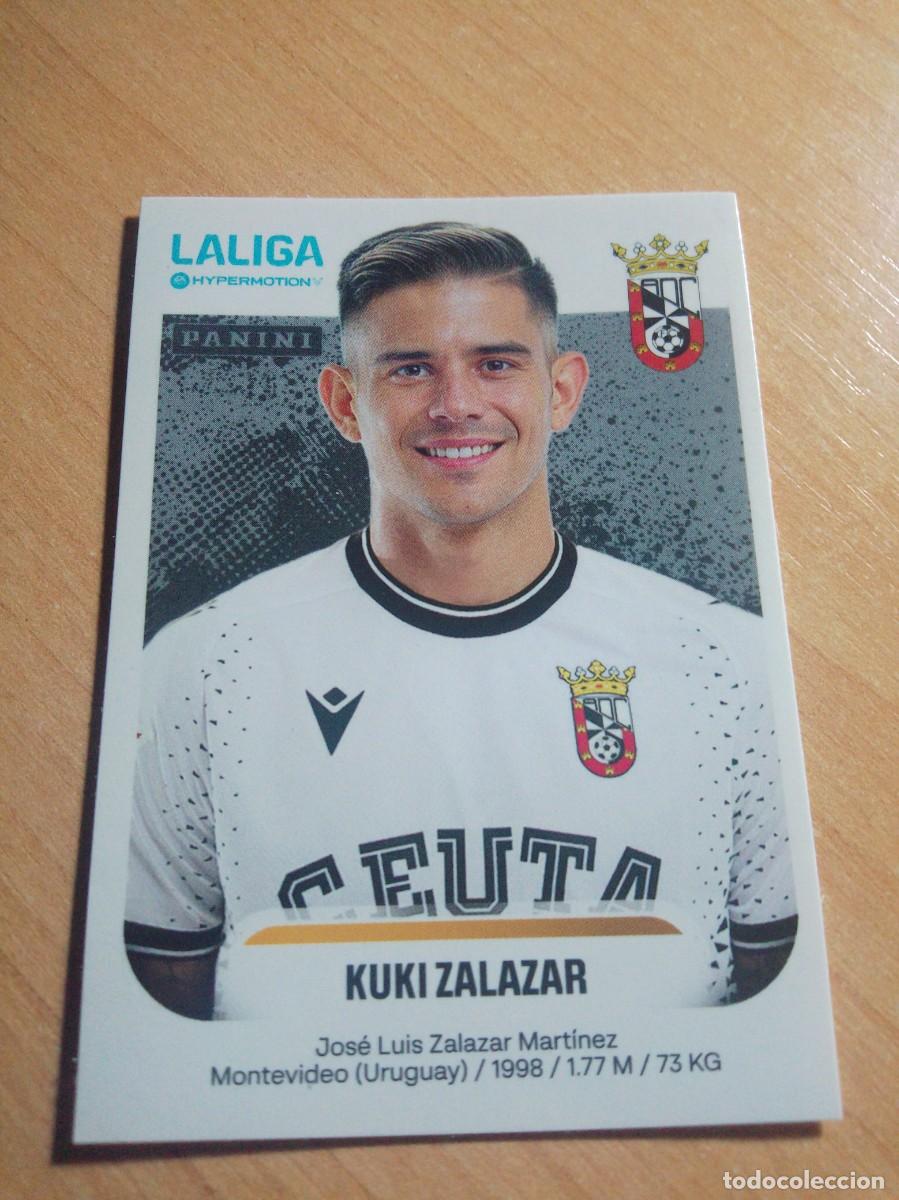 Cromos de f&uacute;tbol: 129 KUKI ZALAZAR DEL CEUTA 2&ordf; DIVISION HYPERMOTION 25 26 PANINI 2025 2026