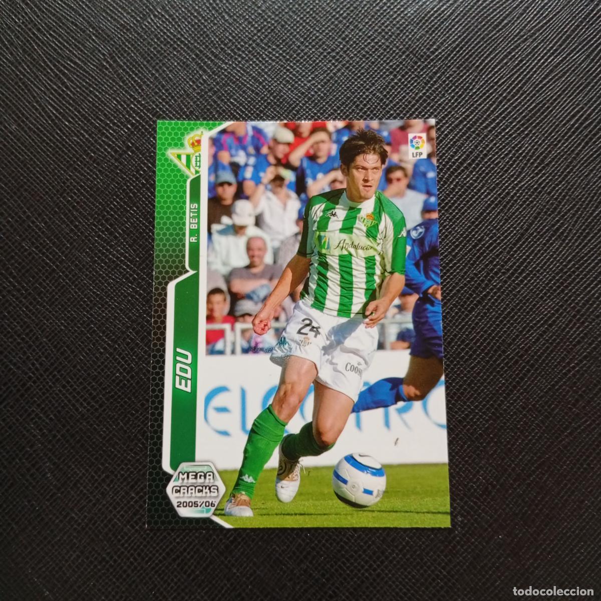 Cromos de f&uacute;tbol: 89 EDU REAL BETIS PANINI MEGACRACKS 05 06 CROMO FUTBOL 2005 2006 - A213 PG91