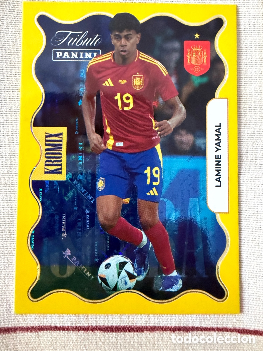 Cromos de f&uacute;tbol: KO79 LAMIN JAMALPARALELA SUPRA KROMIX GOLD TRIBUTO SELECCI&Oacute;N ESPA&Ntilde;OLA 2010-2026 &iexcl;VAMOS CAMPEONES!
